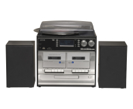 Denver Miniwieża Denver MRD-166 z gramofonem i radio DAB+/FM czarna - 1535051 - zdjęcie 3
